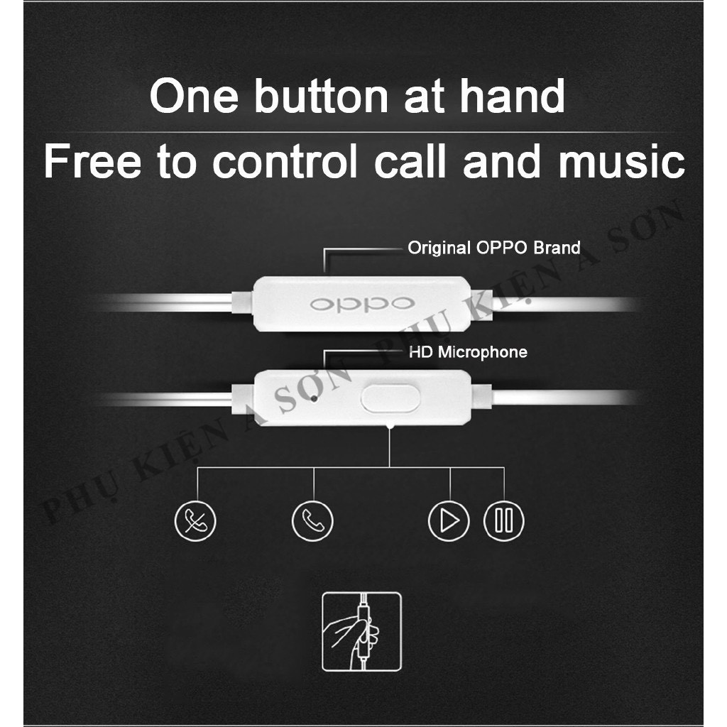 Tai nghe OPPO ZIN Theo Máy Chính Hãng