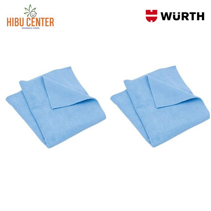 Bộ 4 Khăn Lau Chống Trầy Xước WURTH Micro-Fiber Cloth 40x40cm 0899900117