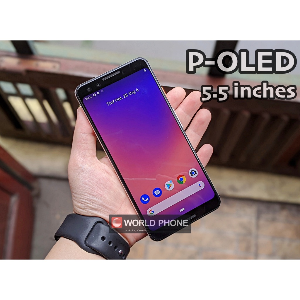 Điện thoại GG Google Pixel 3 siêu chụp ảnh, xem phim, nghe nhạc mượt mà