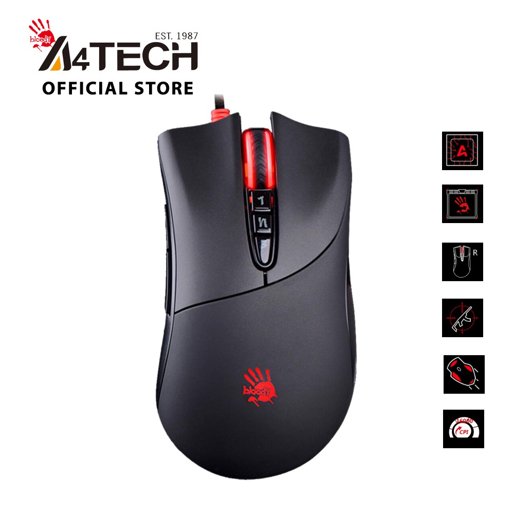 Chuột Gaming A4Tech Bloody P30 Pro Light Strike 16000 CPI RGB Optical