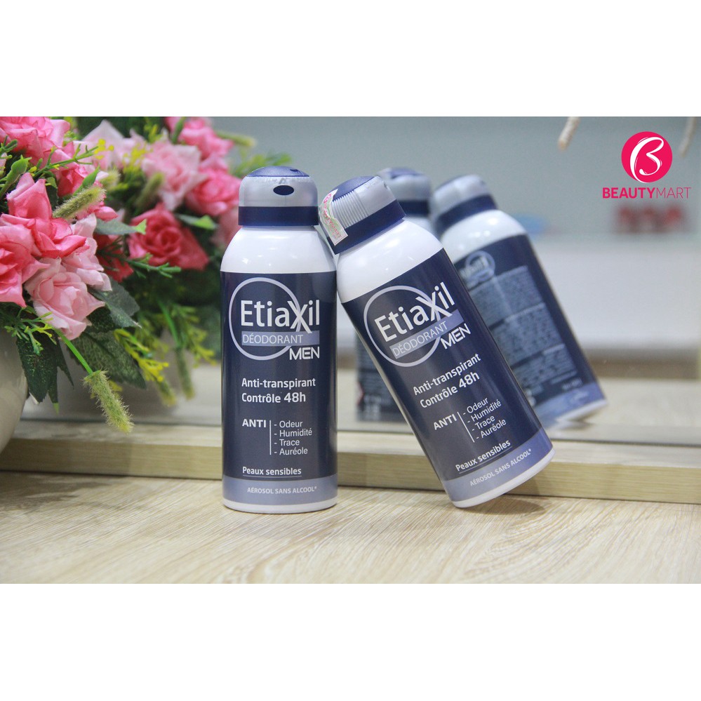 [Freeship+Tặng quà] Xịt khử mùi cơ thể cho nam Etiaxil Deodorant Men 48h chính hãng Pháp - BeautyMart