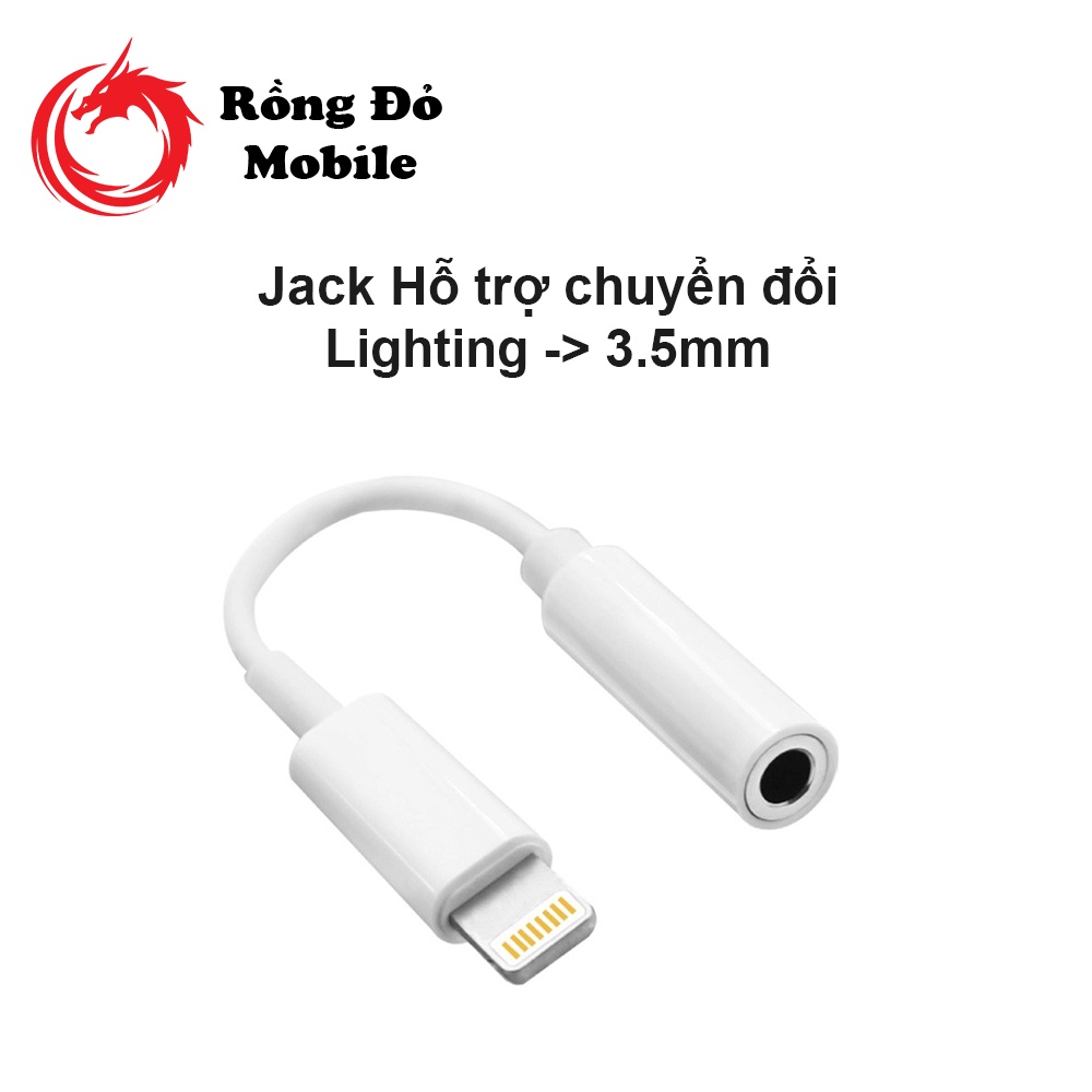 Cáp chuyển đổi cổng Lightning iPhone sang jack adapter tai nghe 3.5 mm loại 1 cổng