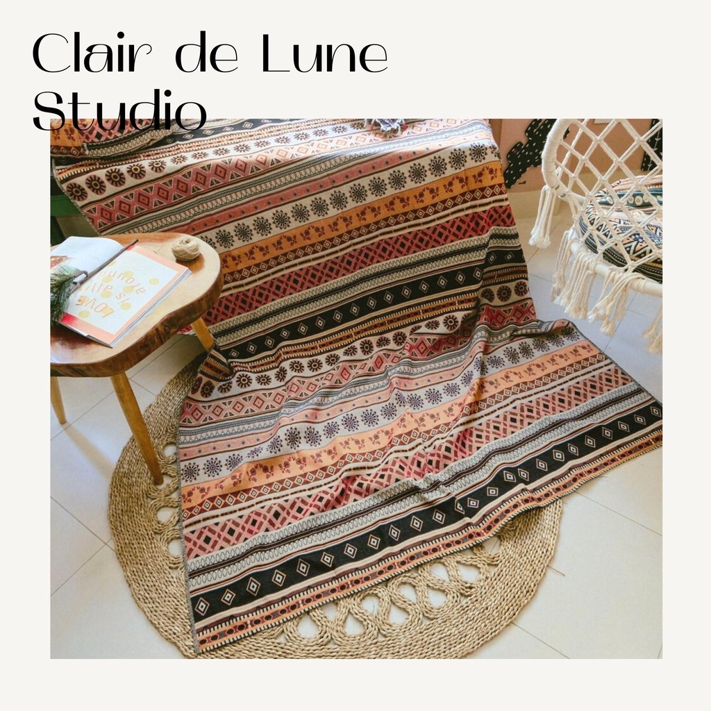 🌸FREE SHIP🌸Thảm Thổ Cẩm Phong Cách Bohemian Trang Trí,decor Phòng Siêu Xinh