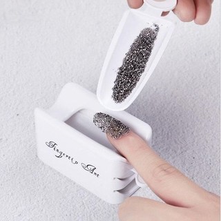 Hộp rắc đá tiện lợi nail , dụng cụ nail