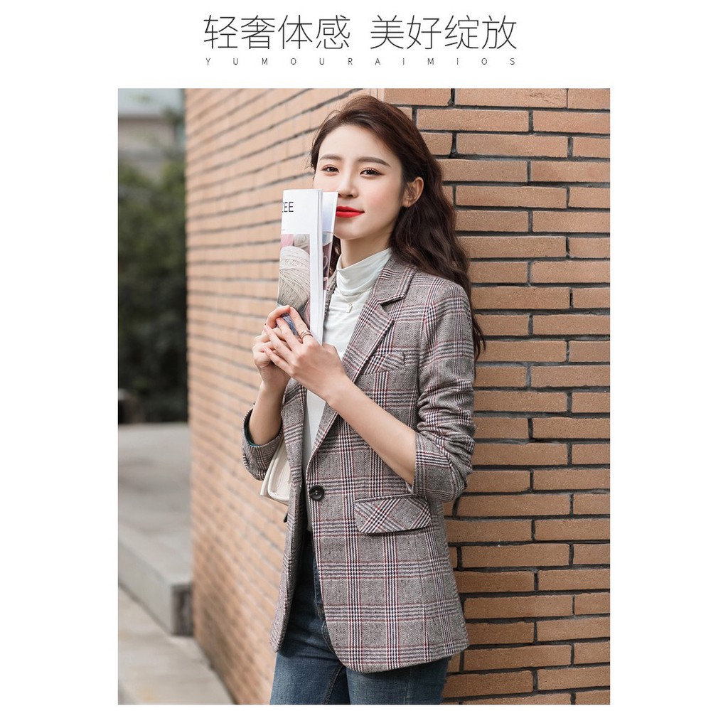 (Bỏ sỉ) Áo khoác caro cổ vest, may kỹ, chuẩn shop, hit hot mã 6F1412260