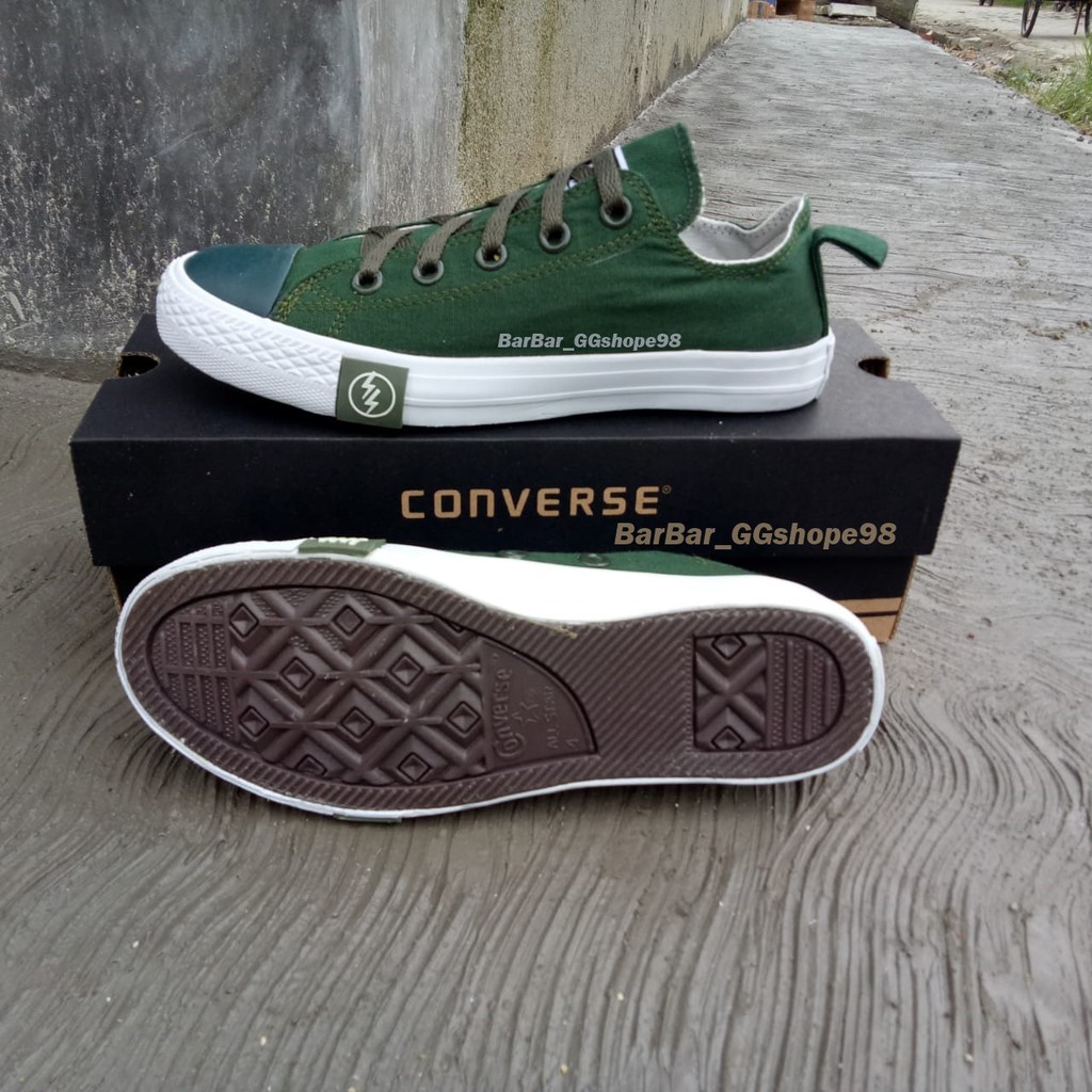 Giày Allstar Chuck Taylor 2 All Star Ct 2 Premium / Allstar Jackpurcel Màu Xanh Lá