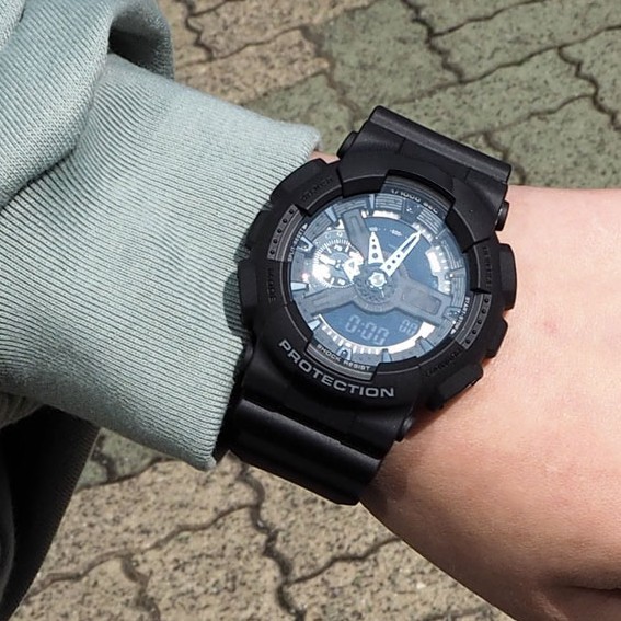 Đồng hồ thể thao kim điện tử nam đen GS GA110 + quà tặng cao cấp. Mini_watches | BigBuy360 - bigbuy360.vn