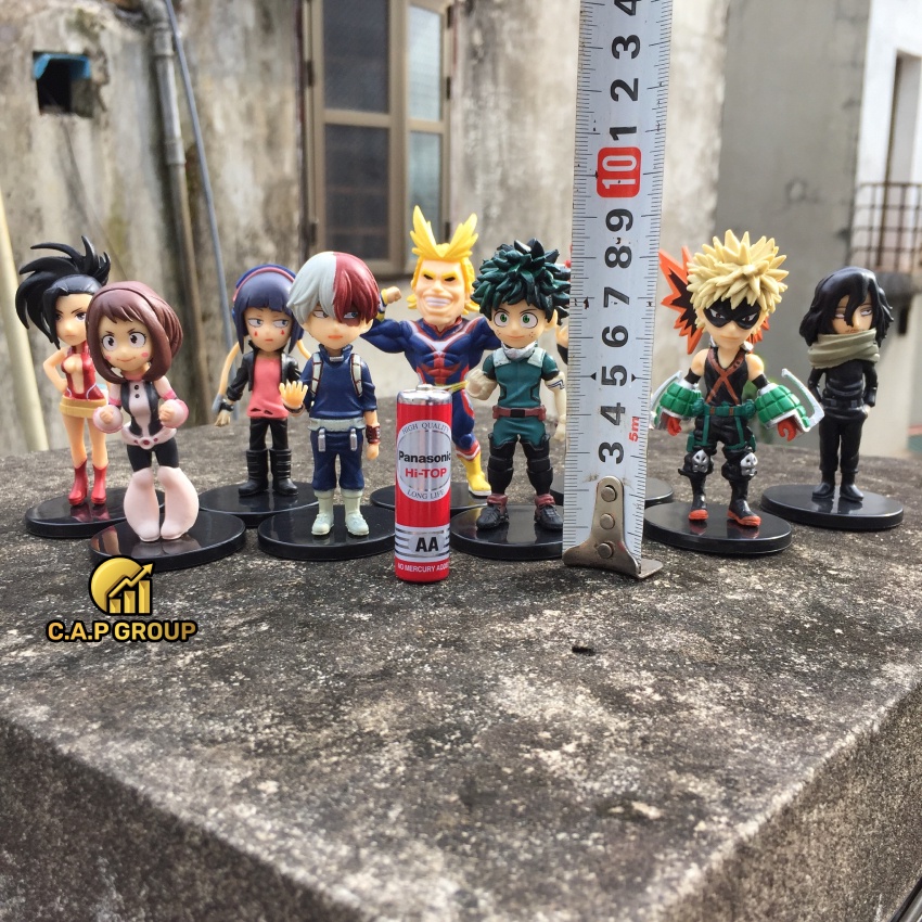 Mô hình Học viện Siêu Anh Hùng nhân vật trong My Hero Academia - Bộ 8cm