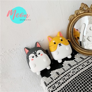 Case Airpod - Chó Corgi và Husky