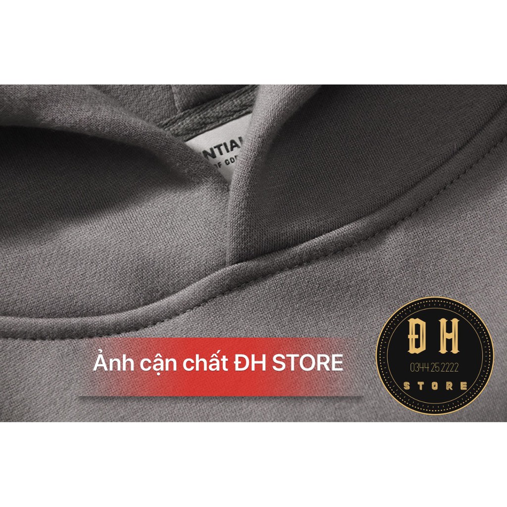 Áo Khoác Hoodie Nỉ Cao Su Nổi Nam Nữ Có Mũ Form Rộng ESSENTIALS Nhiều Màu Unisex Ulzzang | BigBuy360 - bigbuy360.vn