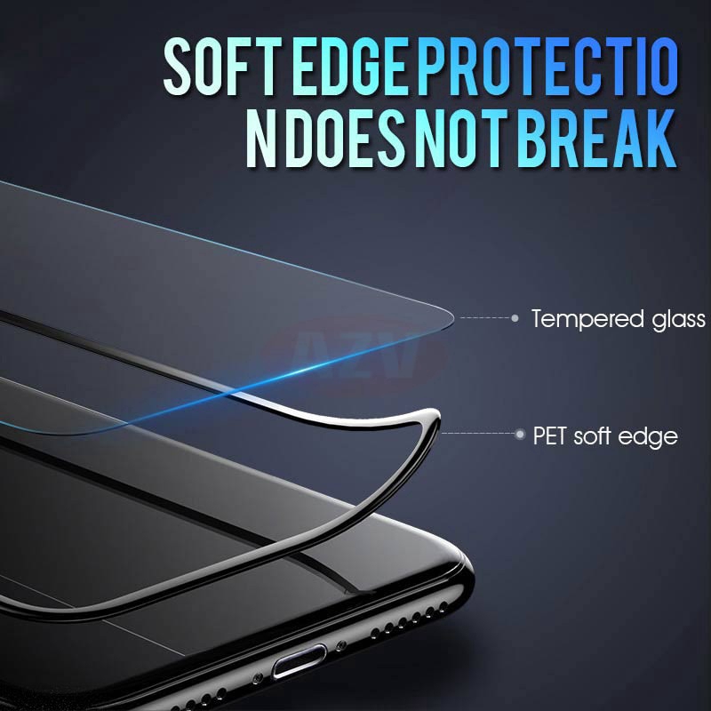Kính Cường Lực Cong 200d Bảo Vệ Toàn Màn Hình Cho iphone 11 / 12 / 13 / 14 / 15 pro max xr xs max 6s / 7 / 8 / 14 / 15 plus