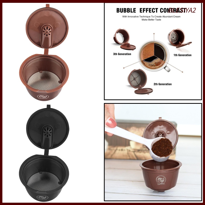 [BLESIYA2]Refillable Coffee Capsule Cup For Nescafes Coffee Machine