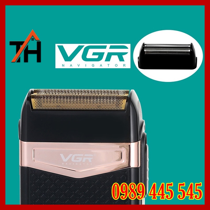 Máy Cạo Râu VGR331 Cao Cấp Lưỡi Dao Kép 2 Vòng - Hàng Chính Hãng Bảo Hành 1 Năm