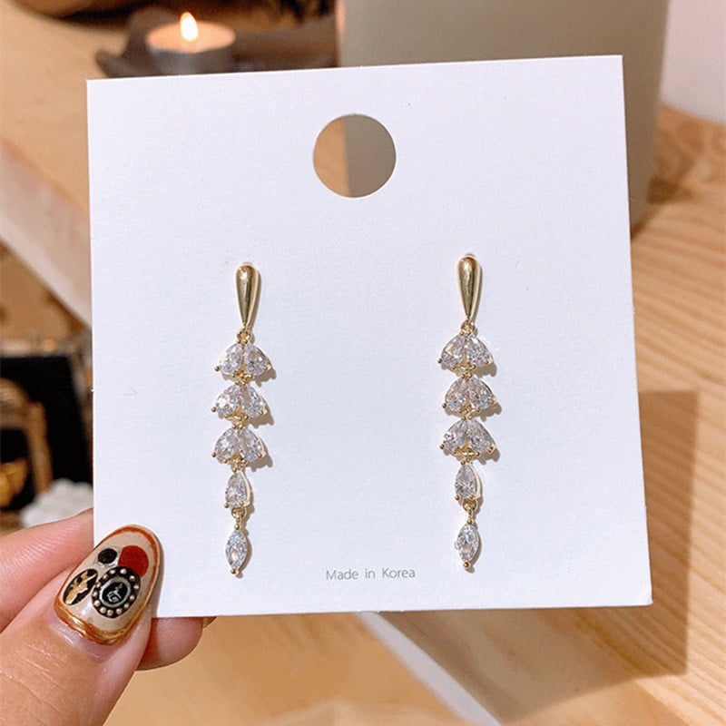 Hoa Tai Nữ Hàn Quốc Bạc 925 Dáng Tròn Dáng Dài Kiểu Nhỏ Dễ Thương Xinh Xắn ORI B910