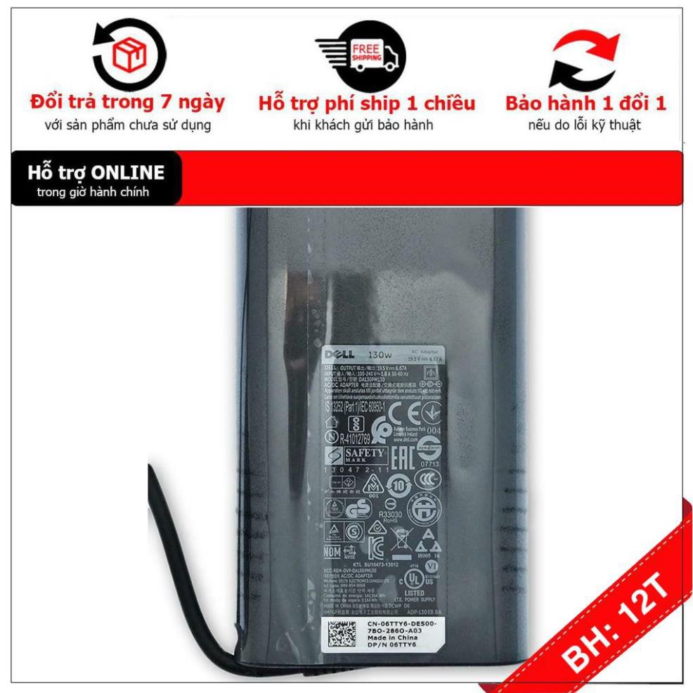 [BH12TH] ⚡️[Sạc zin]Sạc laptop Dell 19.5V 6.67A 130W có đèn báo ZIN