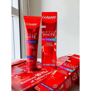 Kem đánh răng colgate optic white renewal 116g của Mỹ