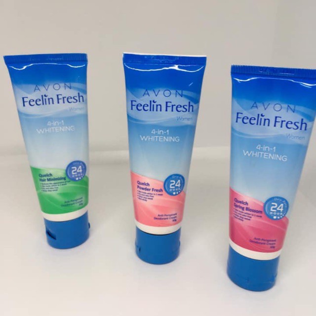 KEM LÀM TRẮNG NÁCH, KHỬ MÙI 4 TÁC DỤNG FEELIN FRESH AVON 60G