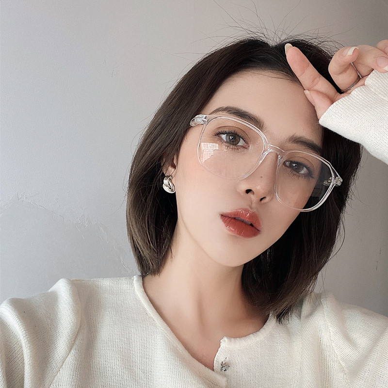Mắt Kính Chống Bức Xạ Phong Cách Ulzzang Hàn Quốc Cổ Điển Cho Nữ