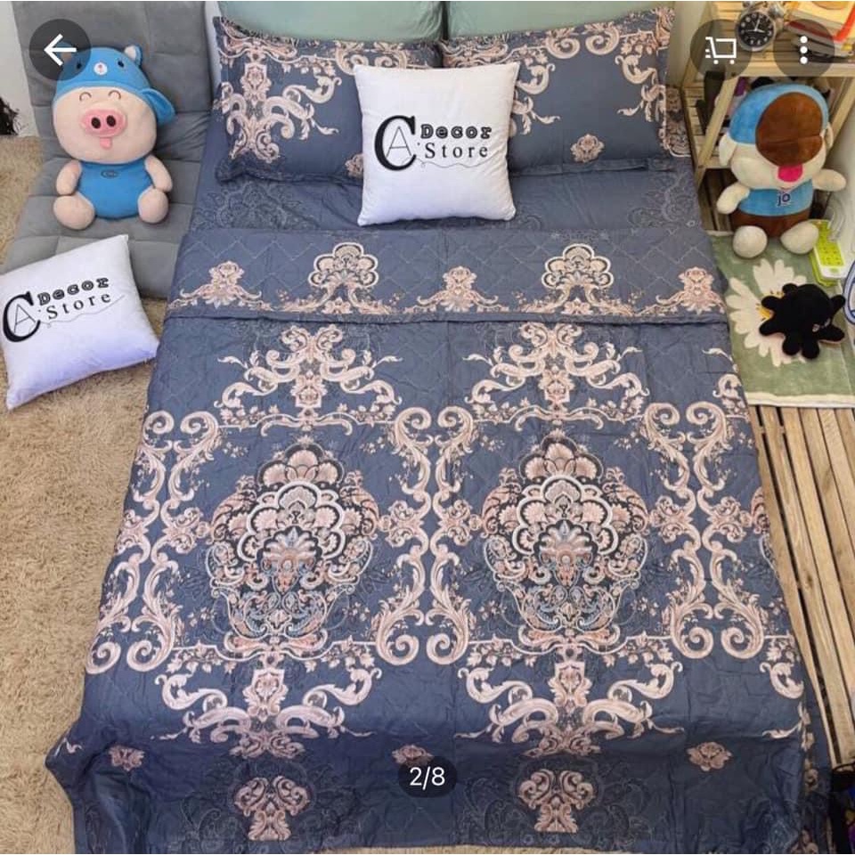 Ga trải giường poly cotton mẫu quả bơ