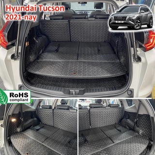 Thảm lót da kín cốp 5D 6D CHỐNG BỤI Hyundai Tucson 2021-nay chuẩn Form, chống thấm nước