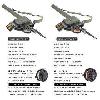Cần câu Fly combo 4 sản phẩm