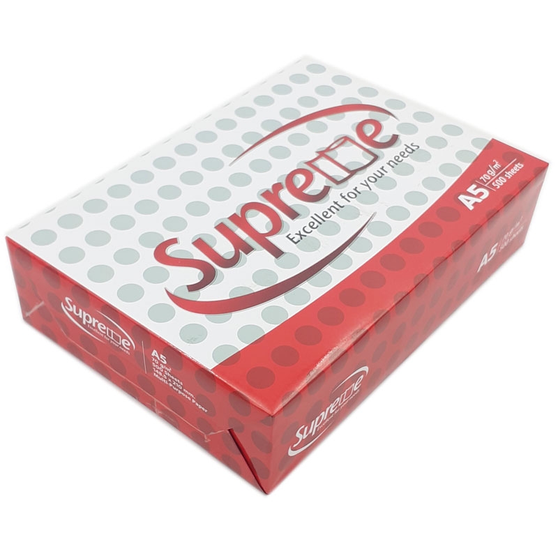 Giấy Photo Supreme A5 70gsm (500 Tờ)