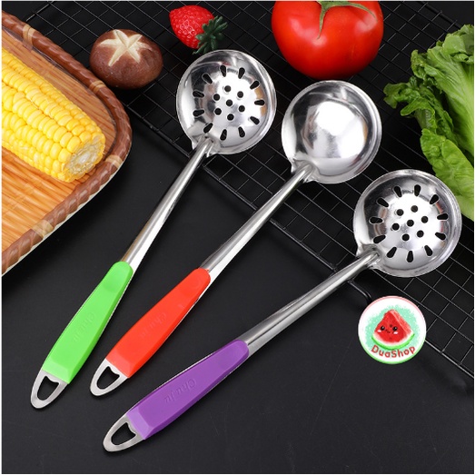 Mua Muỗng Múc Canh, Muôi Lỗ Inox 🍉Duashop🍉 giá rẻ nhất | TecKi.Vn