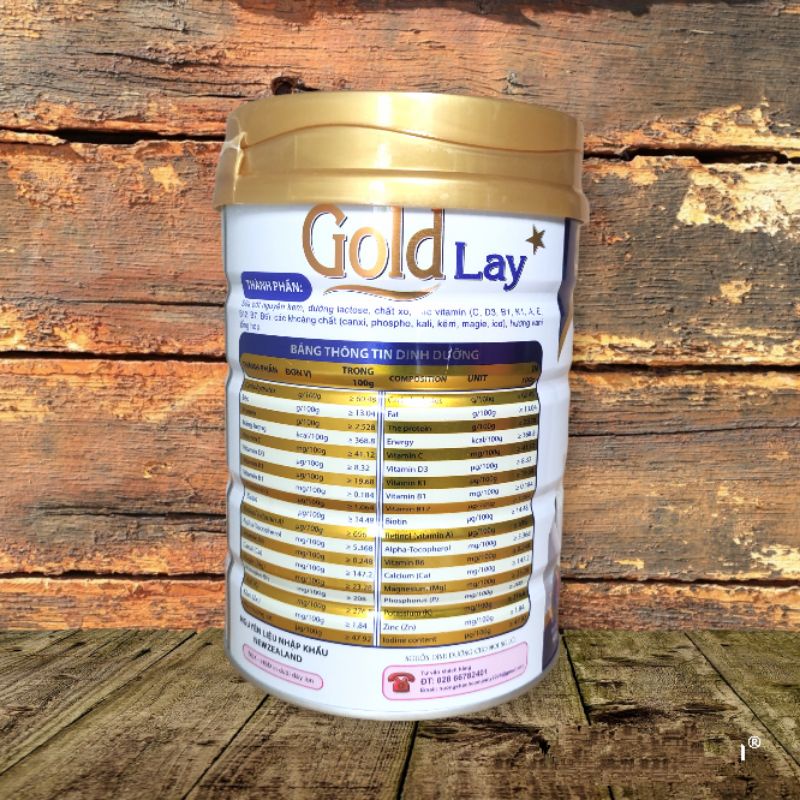 Sữa goldlay canxi sure 900g