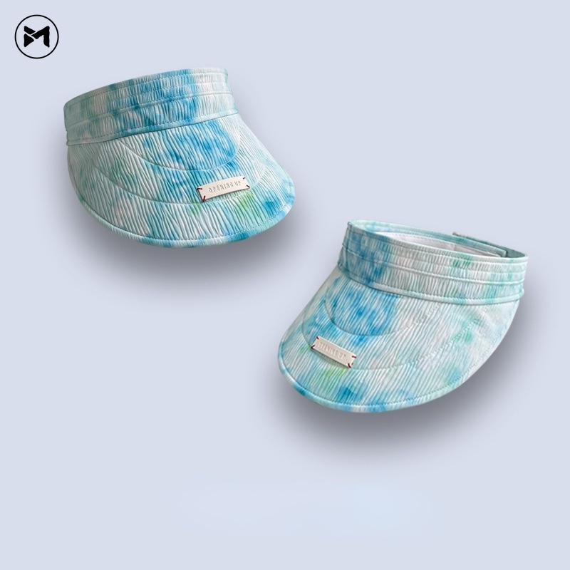 Nón Rộng Vành Nửa Đầu Màu Sắc Tương Phản Thời Trang Đi Biển 2022