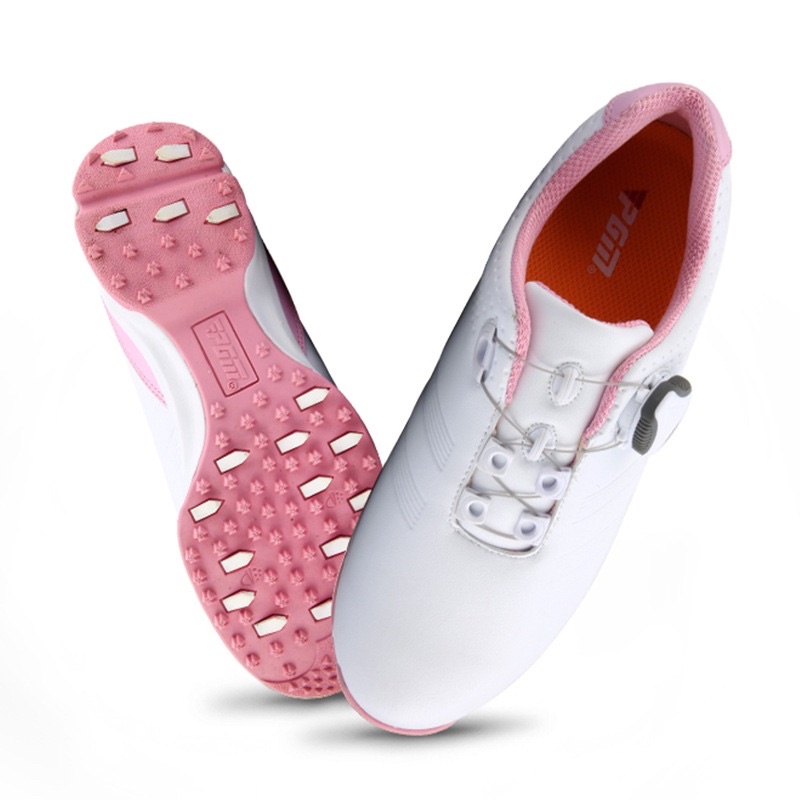Giày golf nữ PGM nút vặn đế chống trơn trượt giày golf êm chân chống nước
