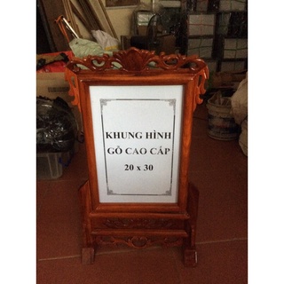 Khung ảnh thờ gỗ hương sỉ lẻ 20x30