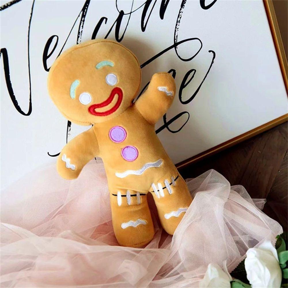Búp Bê Nhồi Bông Hình Gingerbread Man Dễ Thương Trang Trí Phòng Ngủ
