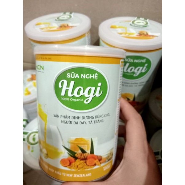 SỮA NGHỆ HOGI ORGANIC 400g Giúp Da Sáng Mịn, Ngừa Nám, giảm cân