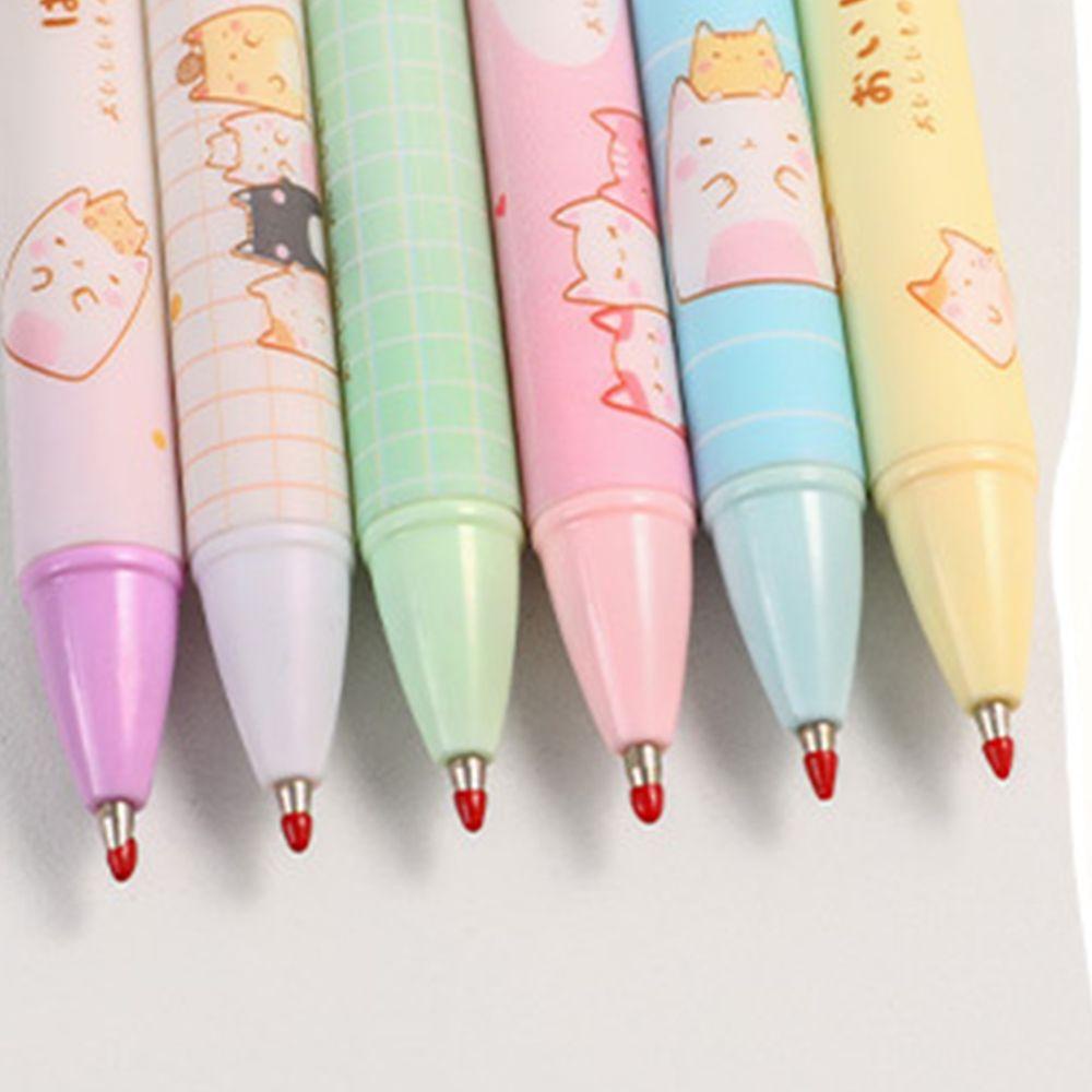 Set 6 Bút Mực Gel Họa Tiết Hoạt Hình Dễ Thương
