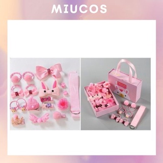 Set kẹp tóc cho bé gái , hộp kẹp tóc 18 món cho bé gái