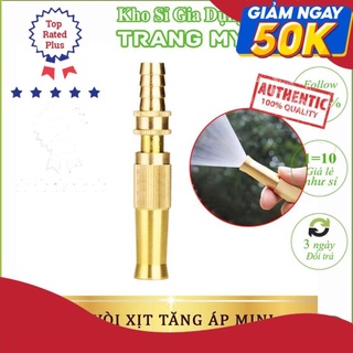 Đầu Vòi Tăng Áp,Đầu Vòi Xịt Rửa Xe - Tưới Cây Thau Có Điều Chỉnh Tắt Mở, Áp Lực Nước Tăng Mạnh dễ dàng sử dụng