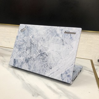 Decal Skin dán Laptop mẫu Vân đá xanh