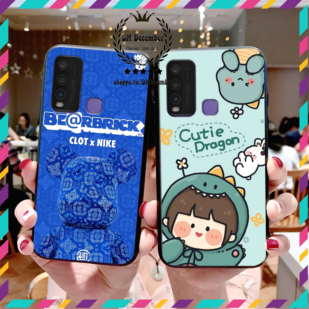 Ốp lưng Vivo Y30 / Y50 in hình 3D lucky, gấu Brick xinh xắn - KHÔNG NÊN BỎ LỠ
