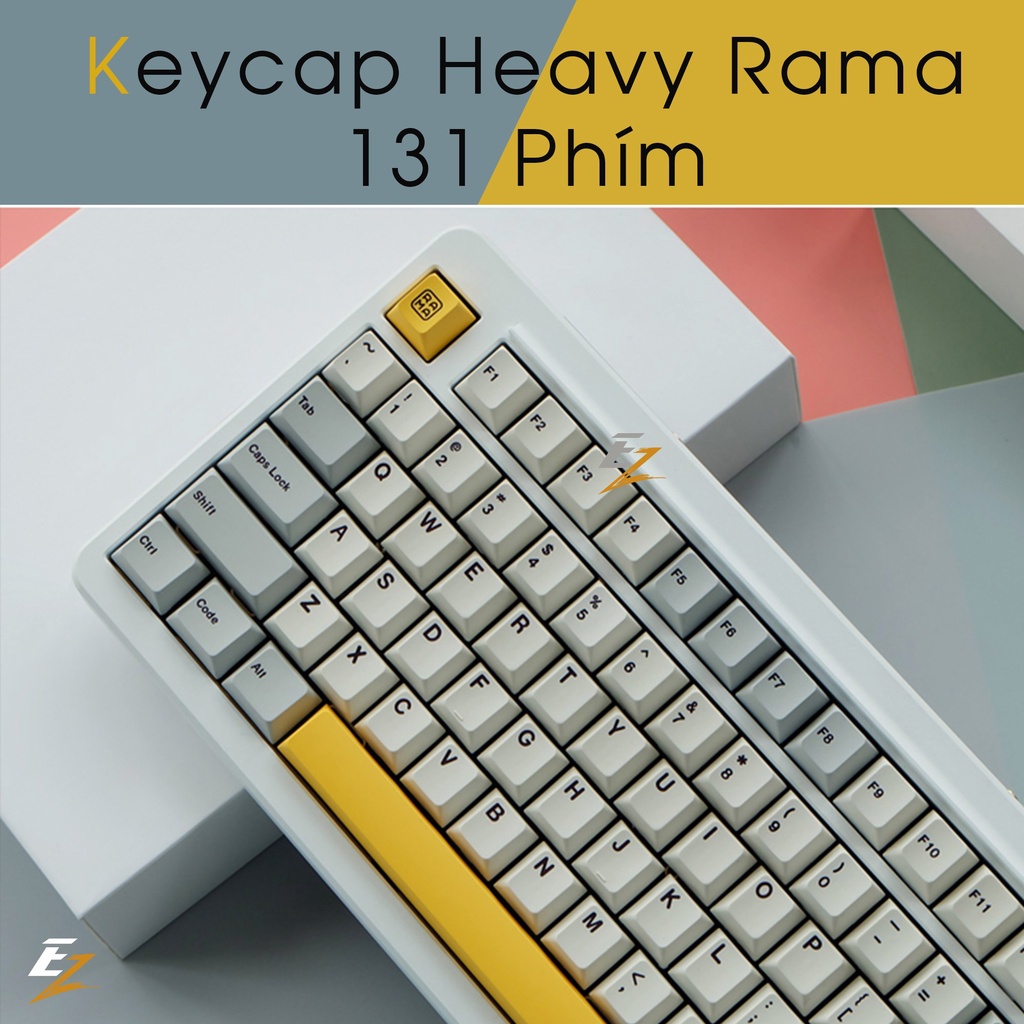 Keycap Heavy Rama Thick PBT Cherry Profile 131 Phím