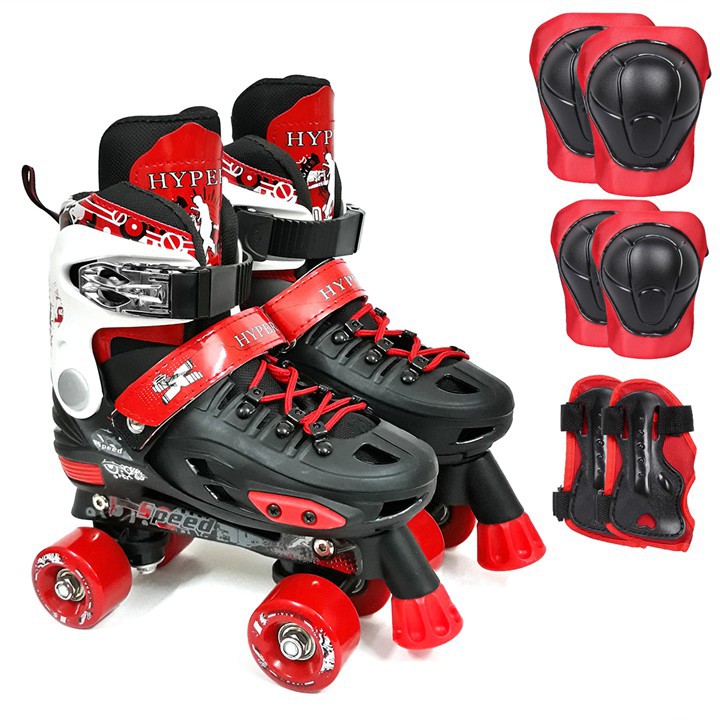 Giày Trượt Patin 2 Hàng Bánh Cao Cấp Cho Trẻ Em Và Người Lớn