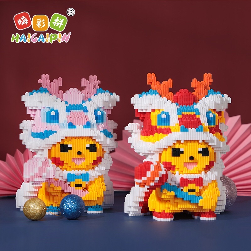 LEGO LẮP RÁP MÔ HÌNH 3D PIKACHU MÔ HÌNH LẮP RÁP CỠ LỚN CHẤT LƯỢNG LEGO CAO CẤP