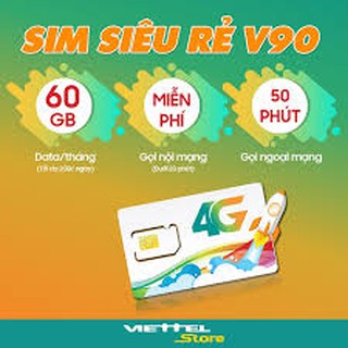 SIM V90 VIETTEL TẶNG THÁNG ĐẦU TIÊN KO CẦN NẠP TIỀN