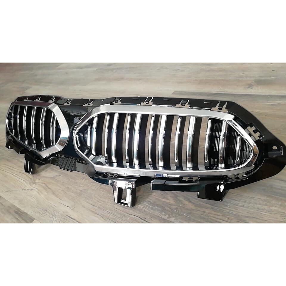 Mặt ca lăng độ Kia Cerato 2019 2020 2021 2022 2023. kiểu mũi hổ BMW , Nhựa ABS đen cao cấp