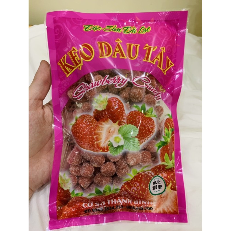 KẸO DÂU TÂY- ĐẶC SẢN ĐÀ LẠT CAO CẤP 270g