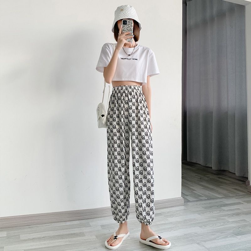 Quần dài lanh/tole thổ cẩm. Quần lanh alibaba, quần lanh ống rộng, quần lanh ống túm