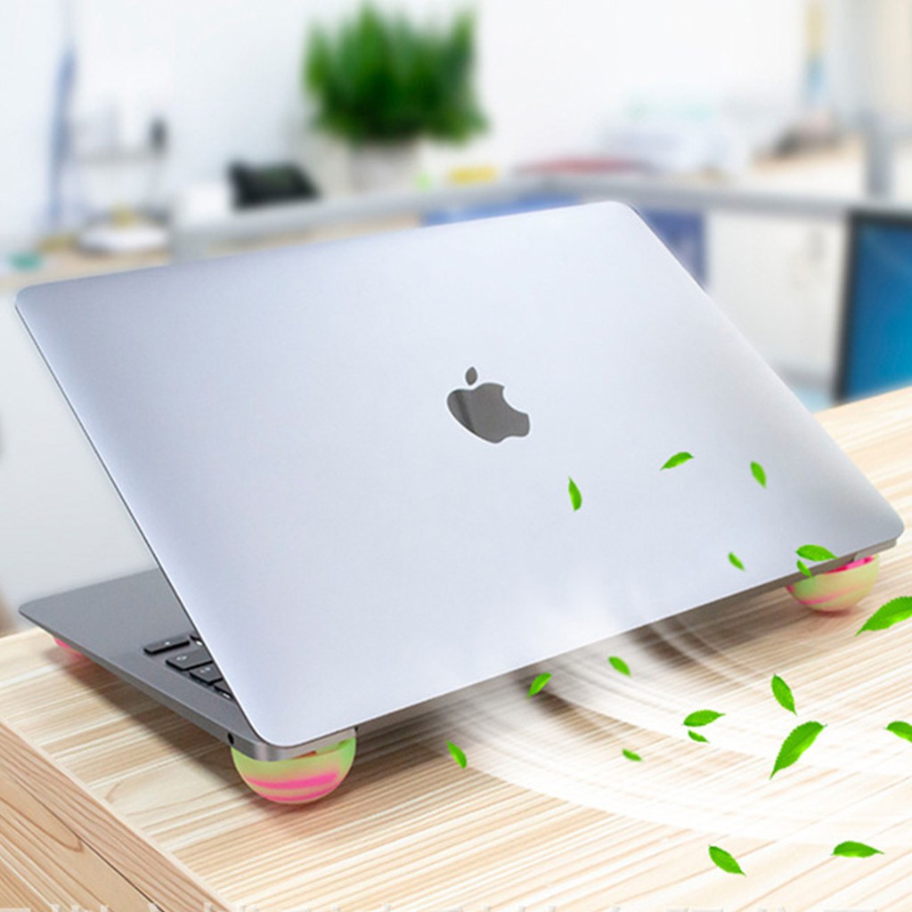 Quả bóng silicon tản nhiệt tích hợp làm chân đỡ máy tính Notebook chống trượt có thể mang đi tiện dụng | BigBuy360 - bigbuy360.vn
