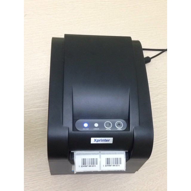 Máy In Tem Mã Vạch, in đơn hàng shopee Xprinter XP-350B - [Hàng Chính Hãng - BH 12 tháng]