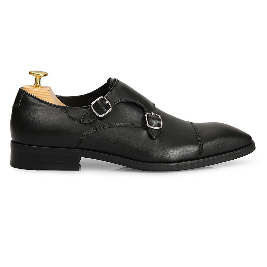 Giày Da Nam LAFORCE Dáng Monk Strap GNLAAM81758-603-D Tặng Đón Gót Tiện Lợi