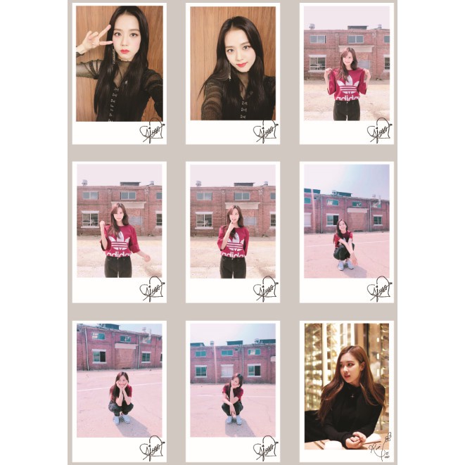 Lomo Card ảnh BLACKPINK Update Twitter 1 Có chữ ký