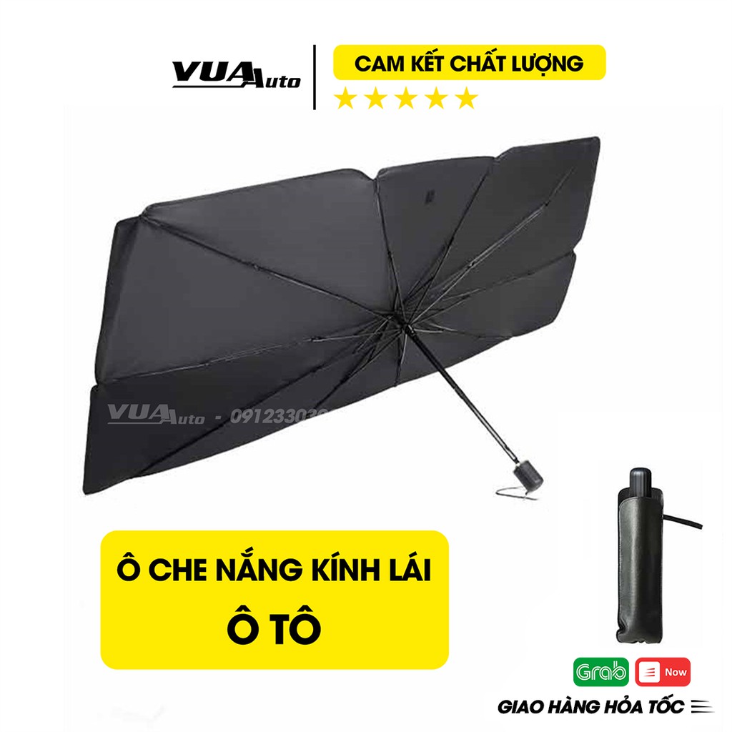 Ô dù che nắng ô tô kính lái VuaAuto cao cấp chống nóng cách nhiệt từ kính lái hiệu quả cho xe bảo vệ sức khỏe gia đình